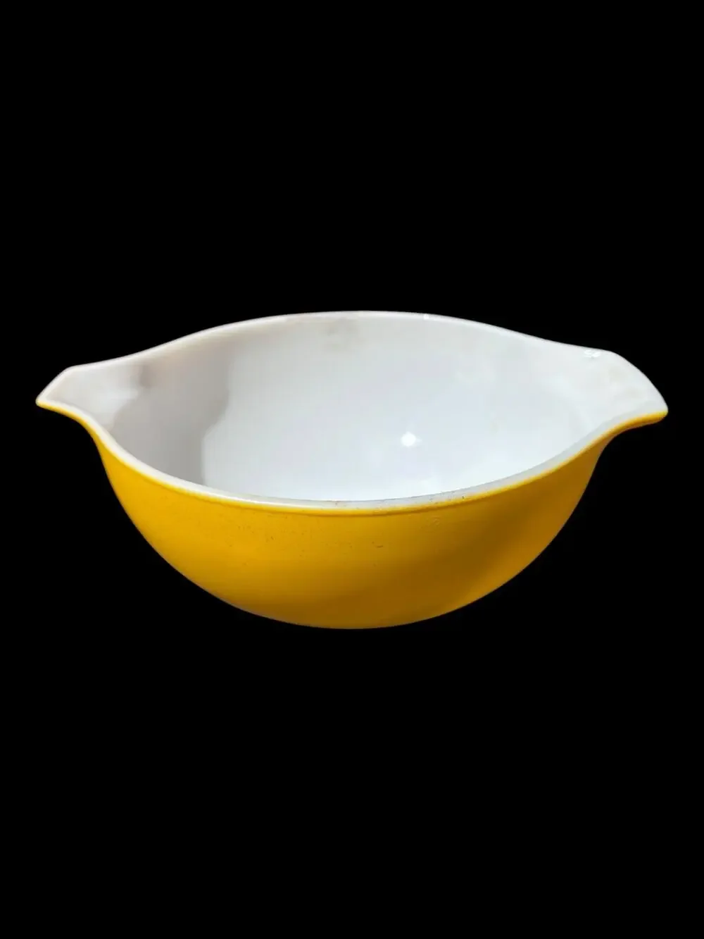 Pyrex Yellow Cinderella Mixing Bowl 2.5 Qt Vintage #443 Country Cottagecore